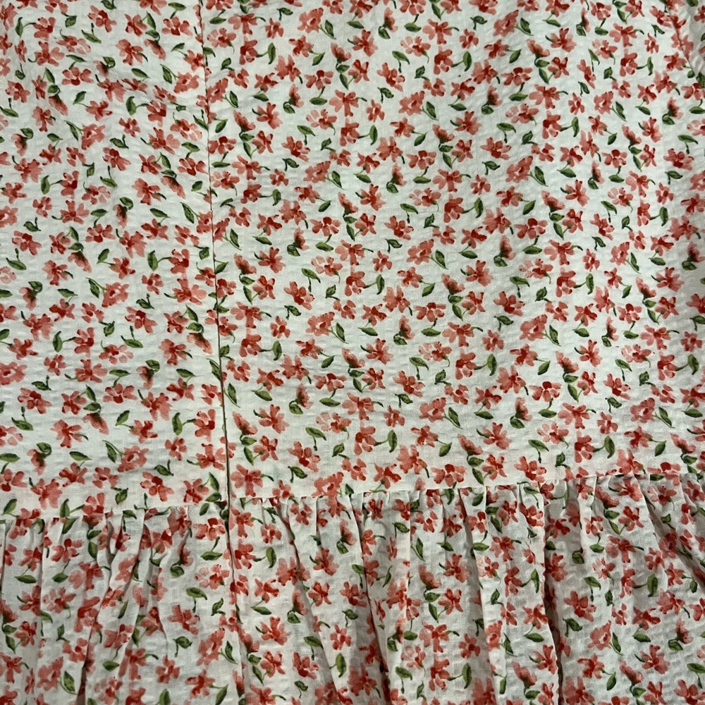 NWT Tuckernuck Hyacinth House Floral Clemons Puff Sleeve Blouse Size L - Picture 6 of 6